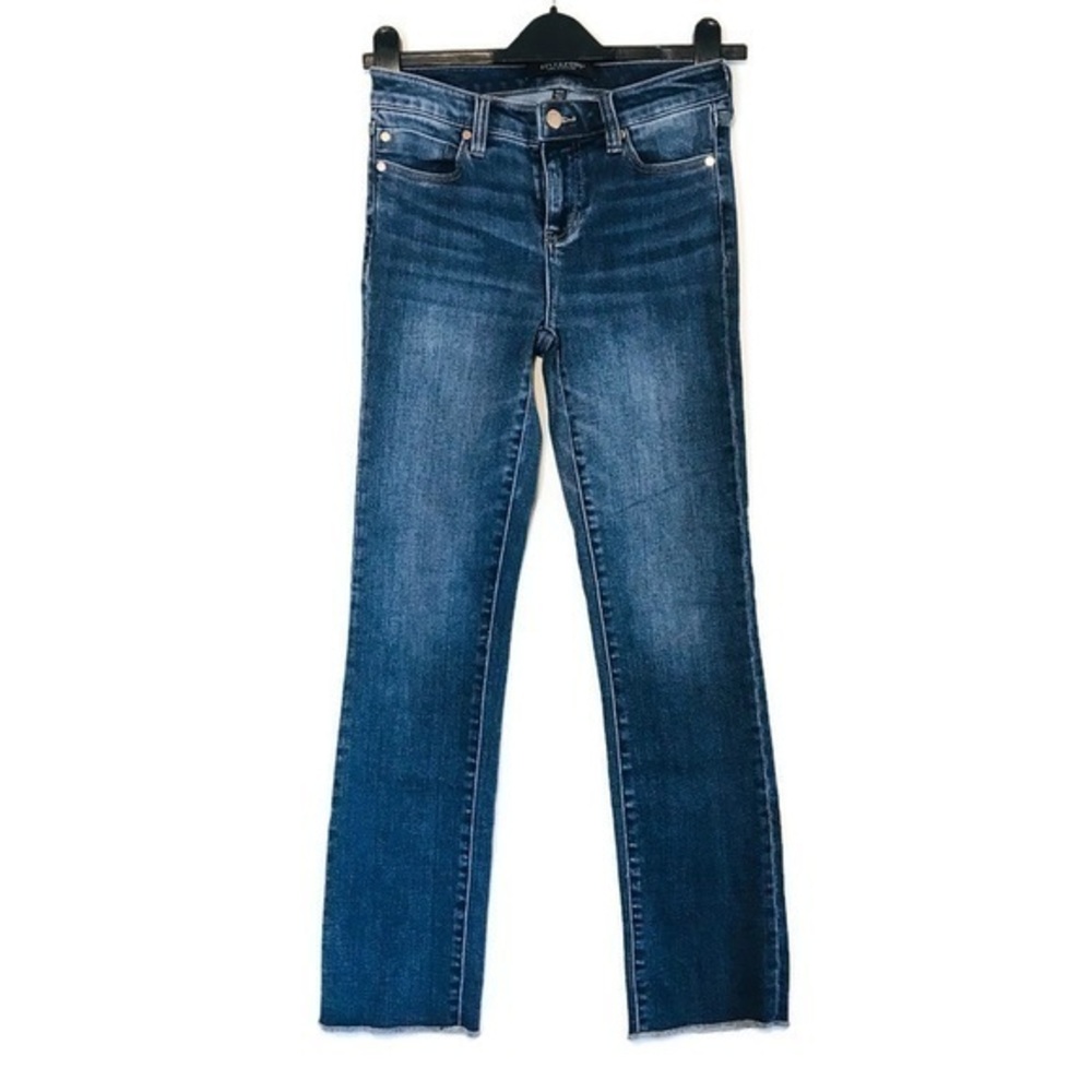 Liverpool Charlie Crop Skinny Jeans Distressed Cropped Jean Women’s size 0 25